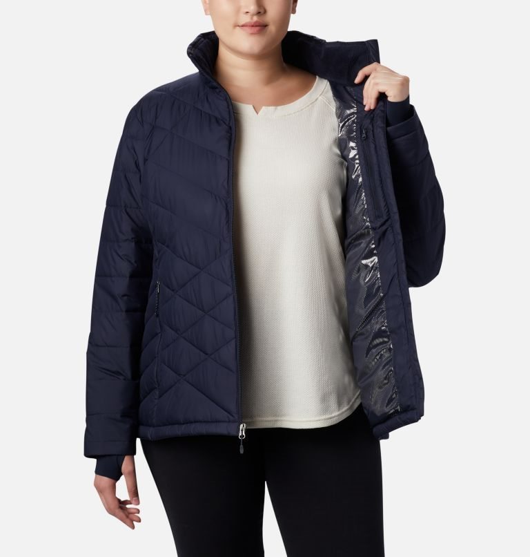 Women's Columbia Heavenly Jackets Navy | Plus Size CA-D5083